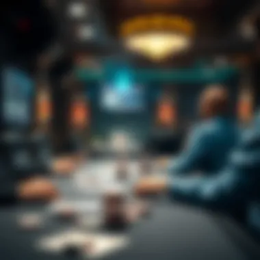 Resources for Practicing Poker Without Financial Risk A serene setting for free online poker practice with engaging visuals