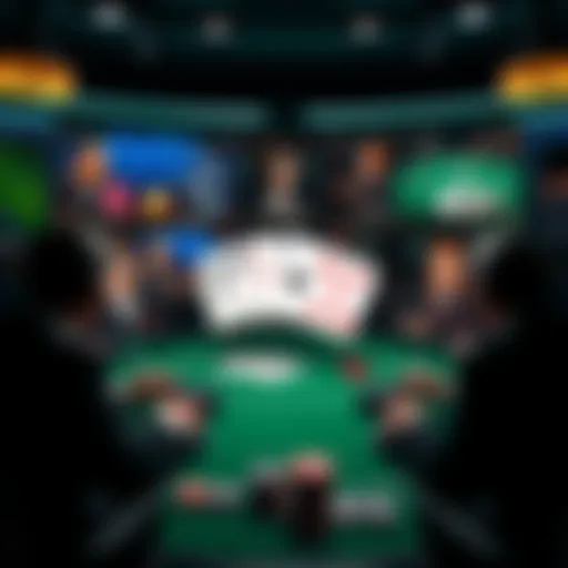 An engaging online poker interface showcasing different game types