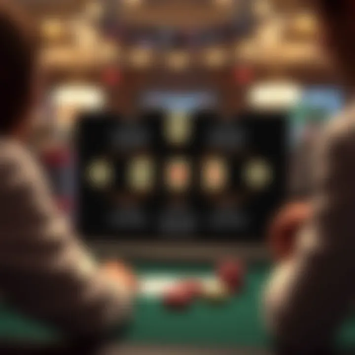 A strategic diagram or chart for effective poker strategies
