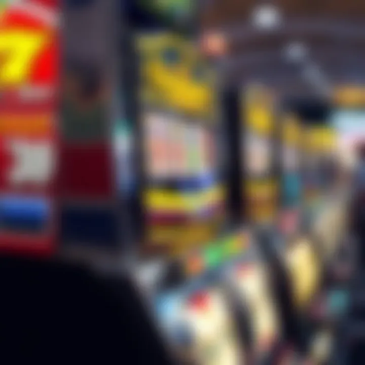 A well-maintained slot machine demonstrating its features