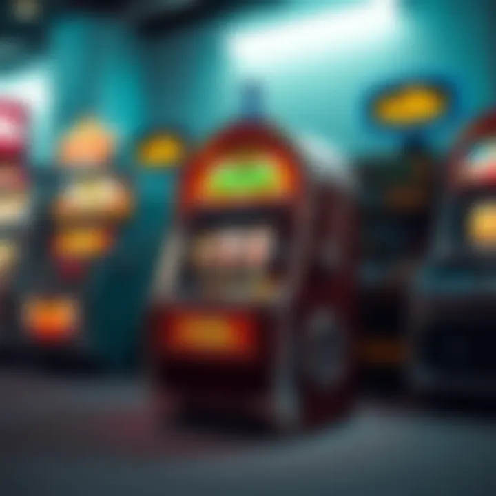 Historical Bally slot machine from the early gaming era