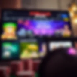 Diverse gaming options displayed on a website