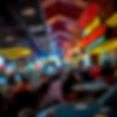 Atmosphere of a Bicycle Casino A vibrant bicycle casino filled with enthusiastic players