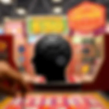 Psychological Factors in Lottery Game Choices Visual representation of psychological factors influencing players' choices in scratch-off games.