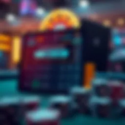 Calculator interface for online gambling tax calculations