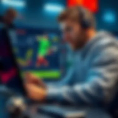 User analyzing soccer statistics for informed betting