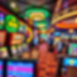 The vibrant gaming floor of Emerald Queen Casino