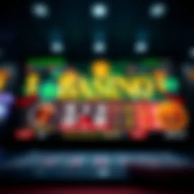Showcasing a digital casino interface with bonus details