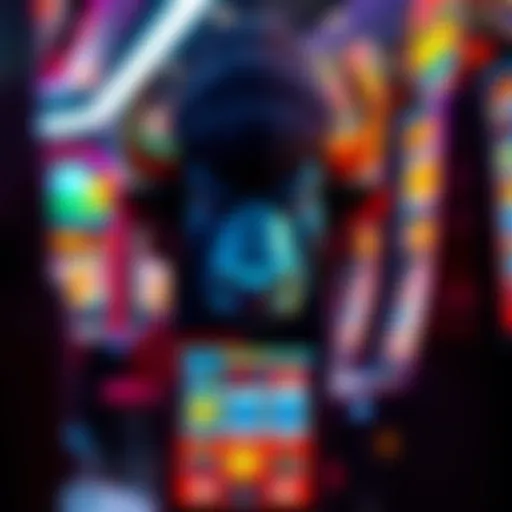 Vibrant buffalo slot machine display with colorful graphics