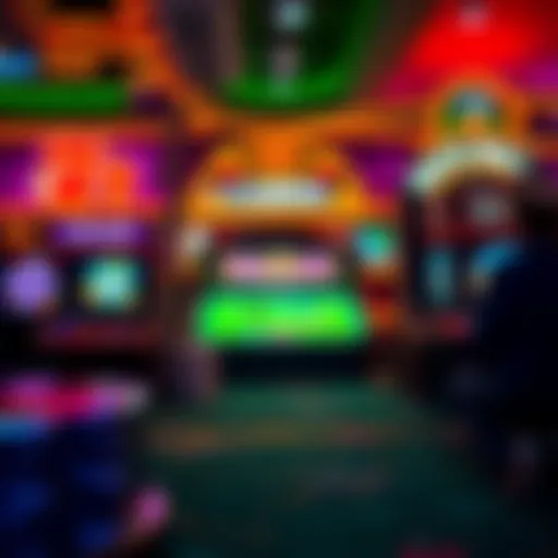 Vibrant casino game graphics