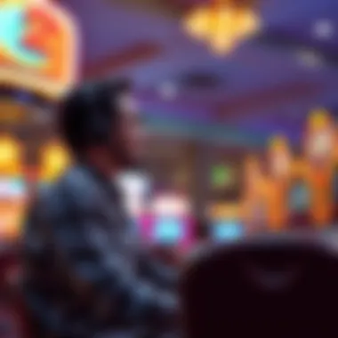 Visitor enjoying a gaming experience at a local casino