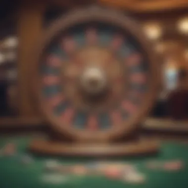 Historical Evolution of Gaming Historical images of gaming evolution in Las Vegas, including the Fortune Wheel's inception.