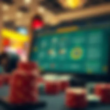 Graphical representation of game mechanics in casino games