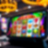 Vibrant display of various free slot games on a smartphone