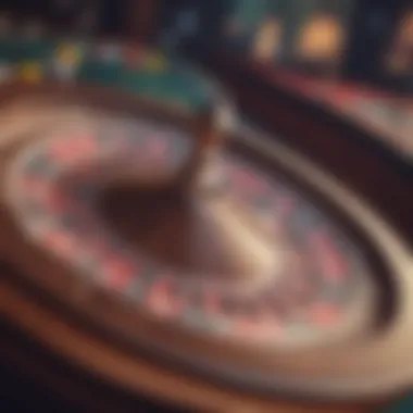 The Thrill of the Roulette Wheel Colorful roulette wheel with spinning action