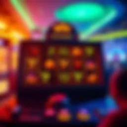 Stunning visual of a high payout online slot game interface