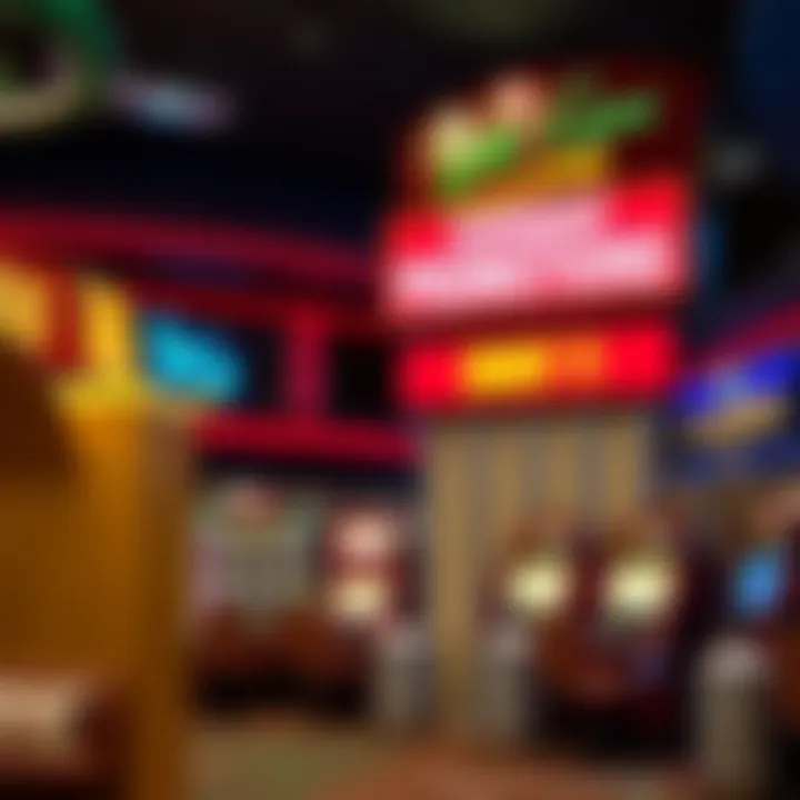 Promotional signage highlighting current offers at the casino