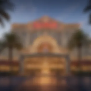 Architectural Grandeur of Casino Resorts Exterior view of a lavish casino resort showcasing its architectural beauty