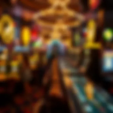 Dynamic Casino Atmosphere Overview of a bustling casino environment