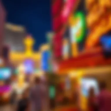 Vibrant Nightlife at MGM Resorts A vibrant nightlife scene at an MGM resort