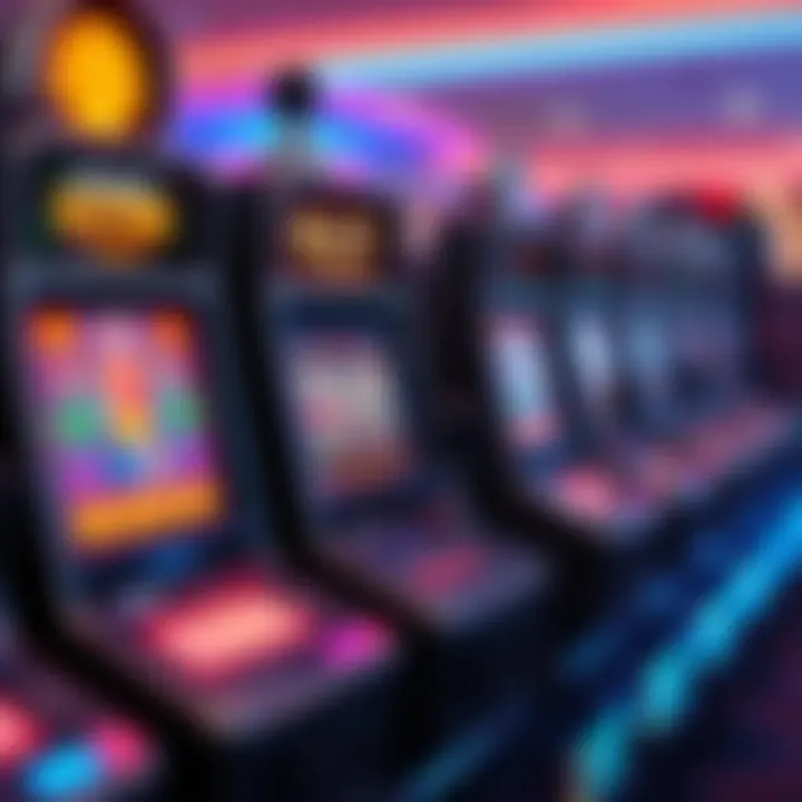 Graphical representation of slot machine app trends