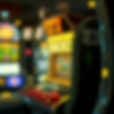 An illustration depicting the mechanics of online slot machines.
