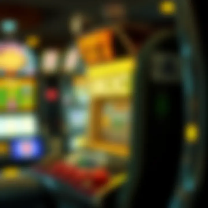 An illustration depicting the mechanics of online slot machines.