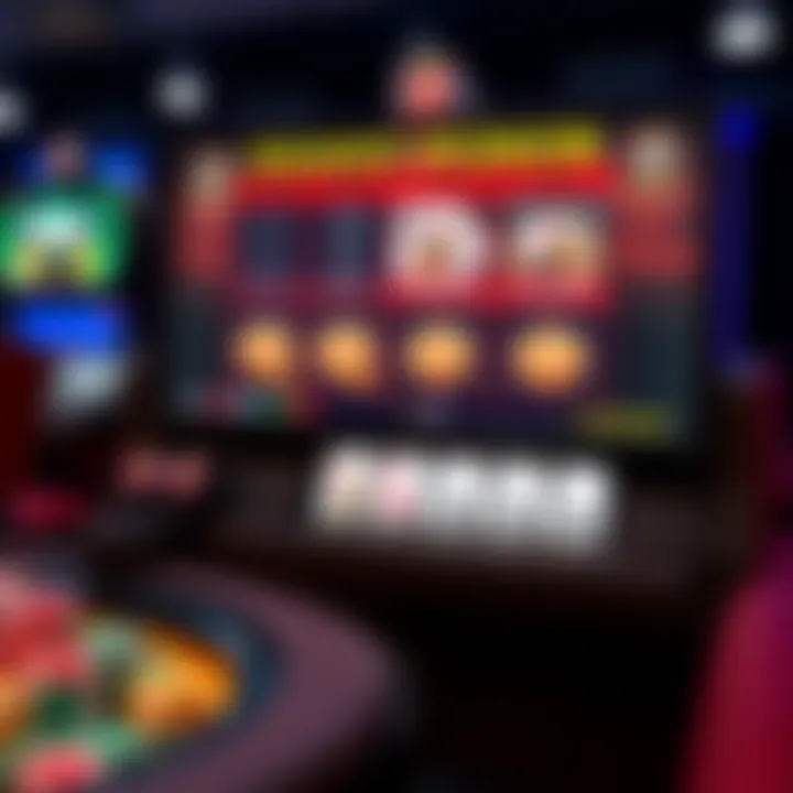 A screen displaying penny poker game variations