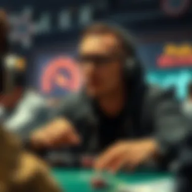 Understanding Player Psychology An illustration representing player psychology and strategic thinking in online poker.