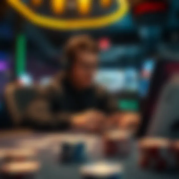 A visual depiction of the latest technological advancements influencing online poker.