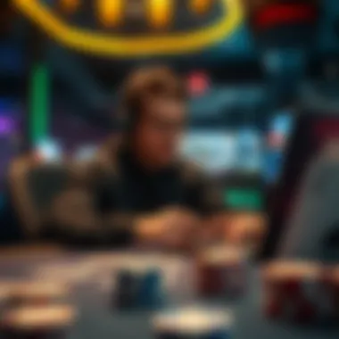 Technological Innovations in Online Poker A visual depiction of the latest technological advancements influencing online poker.