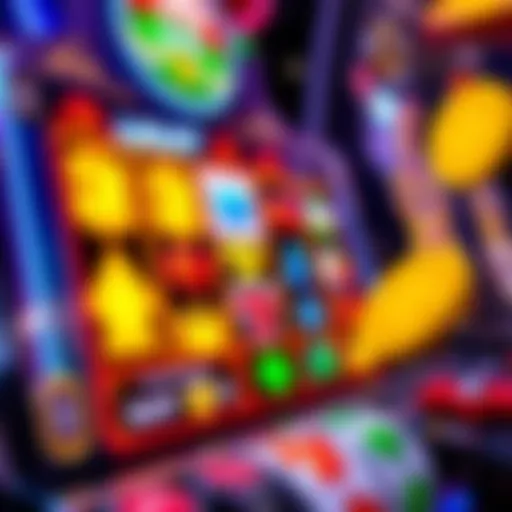 A vibrant Slotto slots screen showcasing colorful graphics and symbols