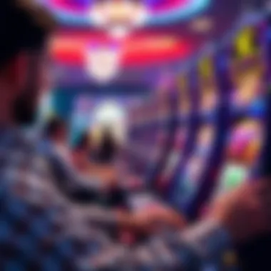 Engaging Gameplay of Slotto Slots A player engaging with Slotto slots, focused on the gameplay