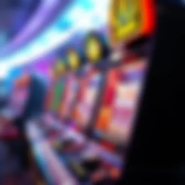 Online slot machine interface