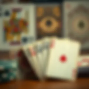 Showcase of vintage and modern playing card collections