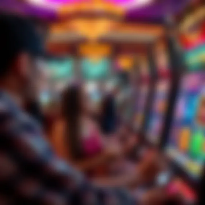 Player engaged in a Pompeii slot game