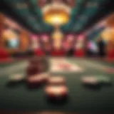 An engaging online poker table with vibrant graphics and chips