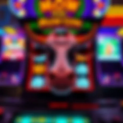 Moo Cow Slot Machine interface showcasing vibrant graphics