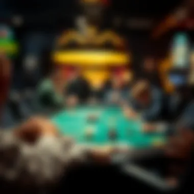 Showcasing Strategic Elements of Poker Strategic gameplay elements on display