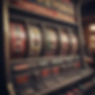 A digital representation of an online slot machine interface