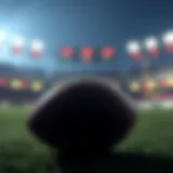 Visual representation of Super Bowl betting odds
