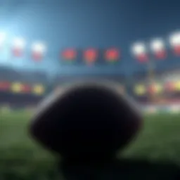 Visual representation of Super Bowl betting odds