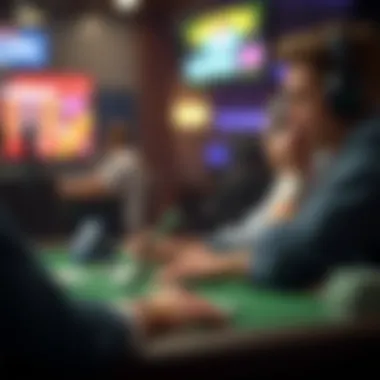 Responsible gaming practices illustration