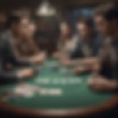 Exciting moments at a High Card Flush table