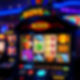 A captivating slot machine display featuring vibrant graphics and engaging themes.