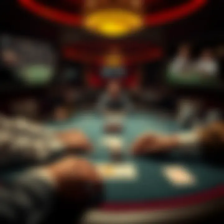 A collage of iconic blackjack moments captured in various settings.
