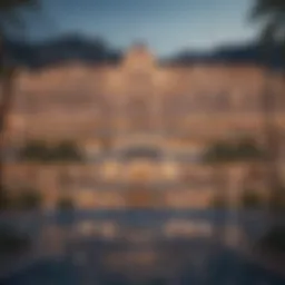 Exterior view of Monte Carlo Resort showcasing its stunning architecture