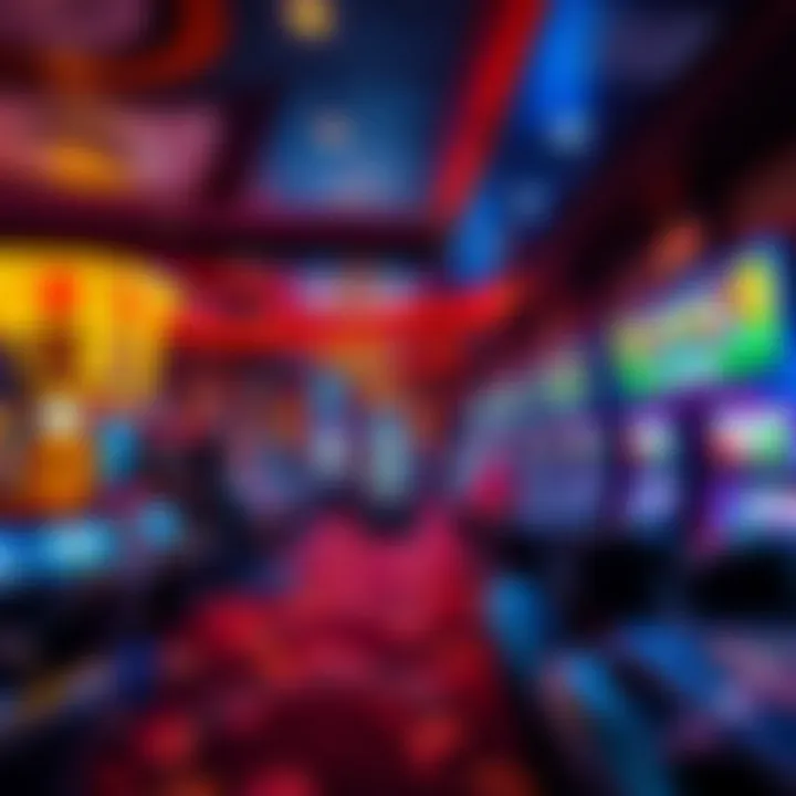 Interior of Monticello Casino highlighting vibrant gaming atmosphere