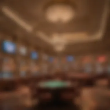 Luxurious interior of the Venetian Sportsbook