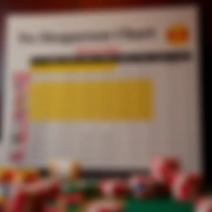 A detailed chart comparing various bonus codes